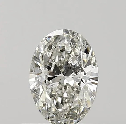 0.50ct Oval Natural Diamond (Colour H, Clarity SI2, Cut VG, IGI Certified)