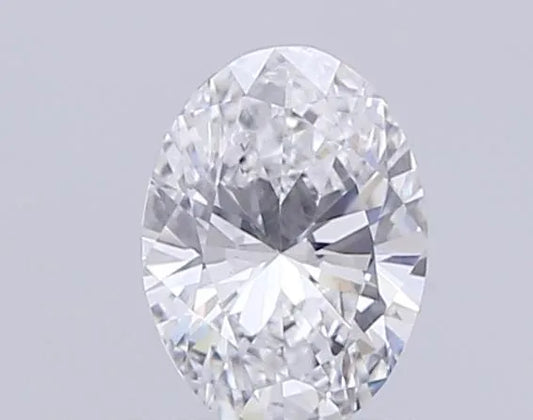 0.51ct Oval Lab Grown Diamond (Colour D, Clarity VS2, IGI Certified)