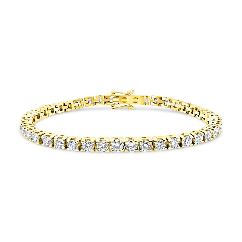 Box 4 Claw Diamond Tennis Bracelet