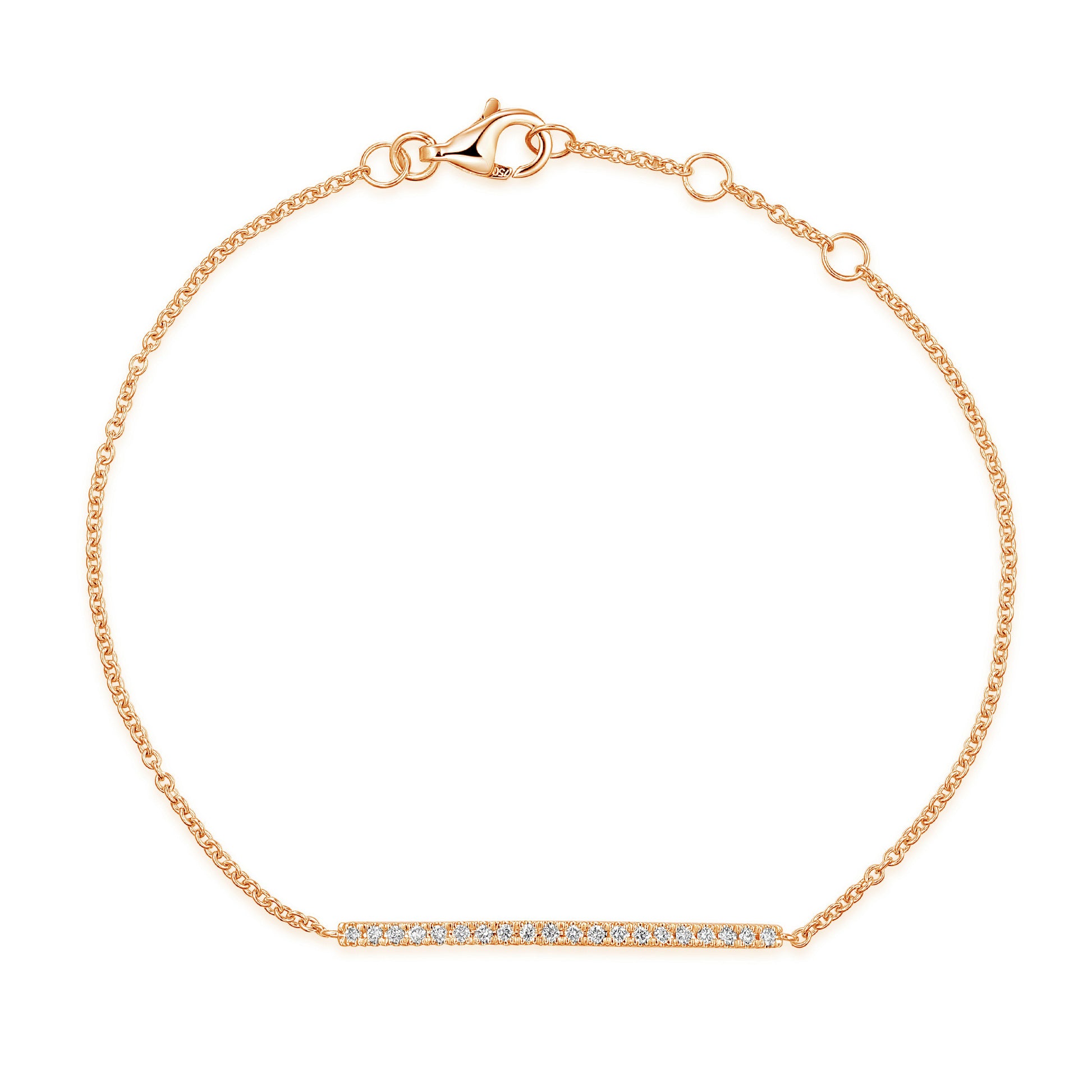 Micro Set Round Brilliant Cut Diamond Assorted Bracelet