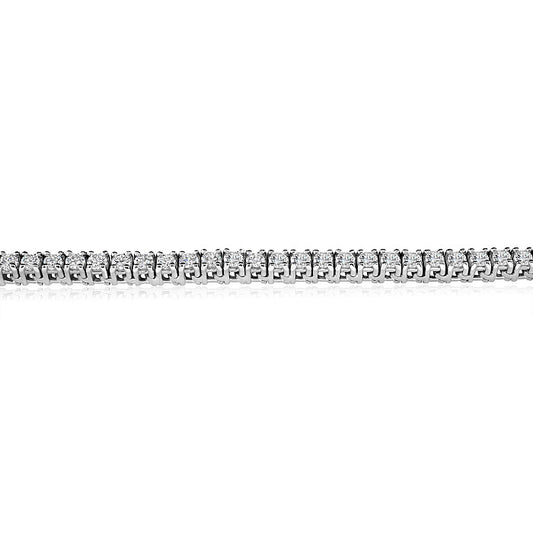 Round Brilliant Cut Diamond straight Finesse Necklace