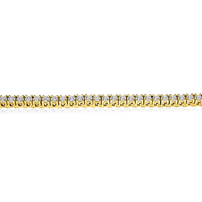 Round Brilliant Cut Diamond straight Finesse Necklace