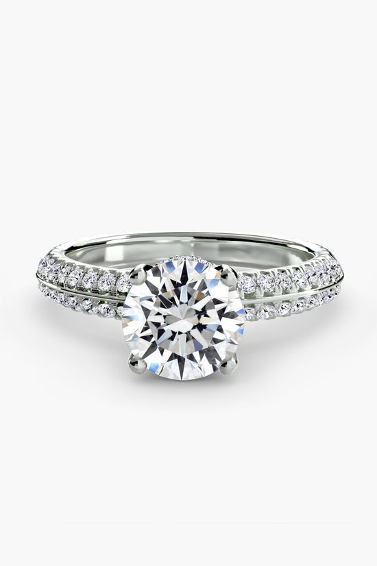 Solitaire with Pavé