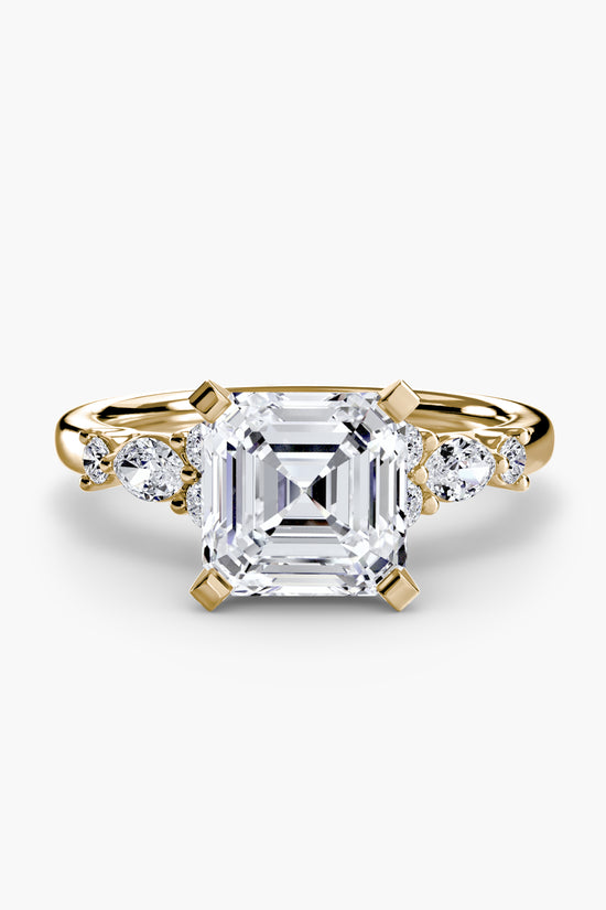 The Floral Accent Solitaire