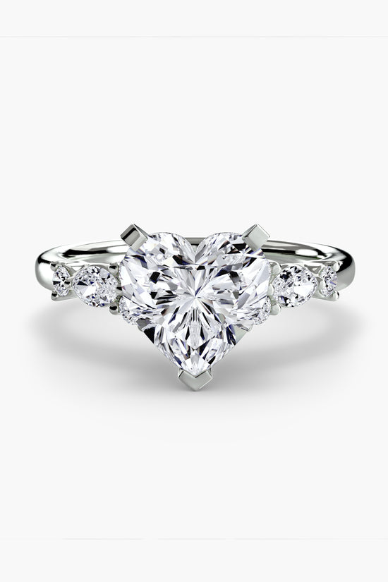 The Floral Accent Solitaire