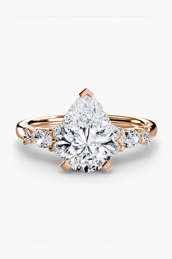 The Floral Accent Solitaire