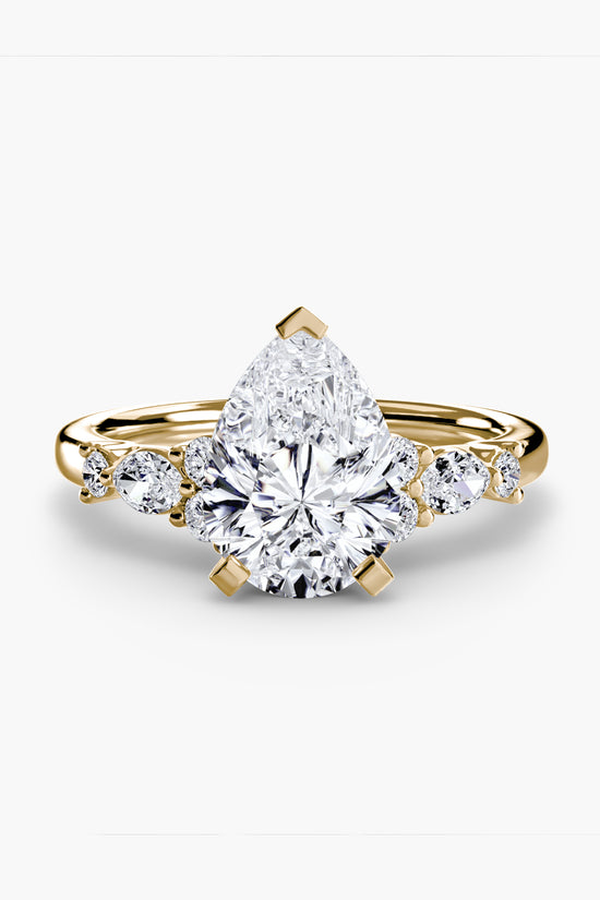 The Floral Accent Solitaire