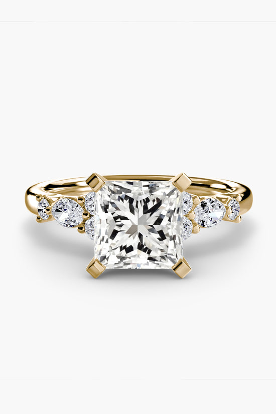 The Floral Accent Solitaire