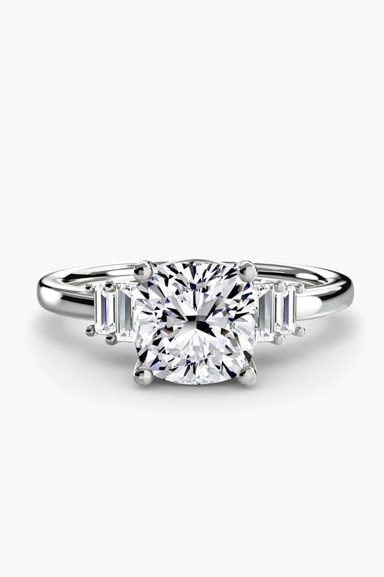 Baguette Accent Solitaire