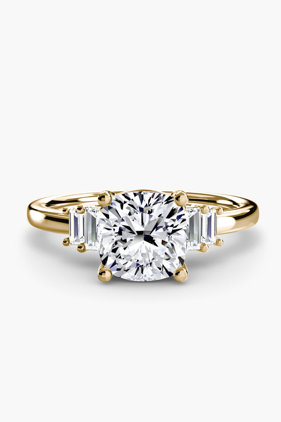 Baguette Accent Solitaire