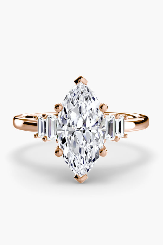 Baguette Accent Solitaire