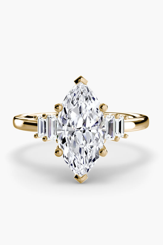 Baguette Accent Solitaire
