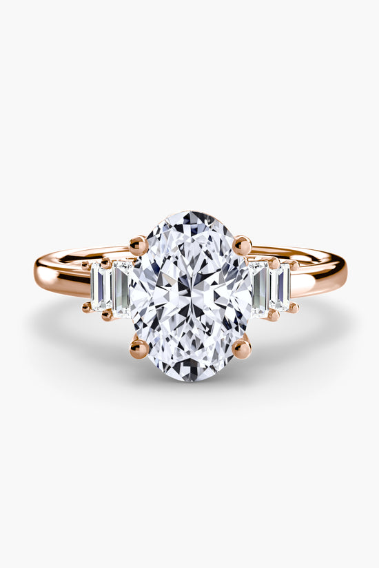 Baguette Accent Solitaire