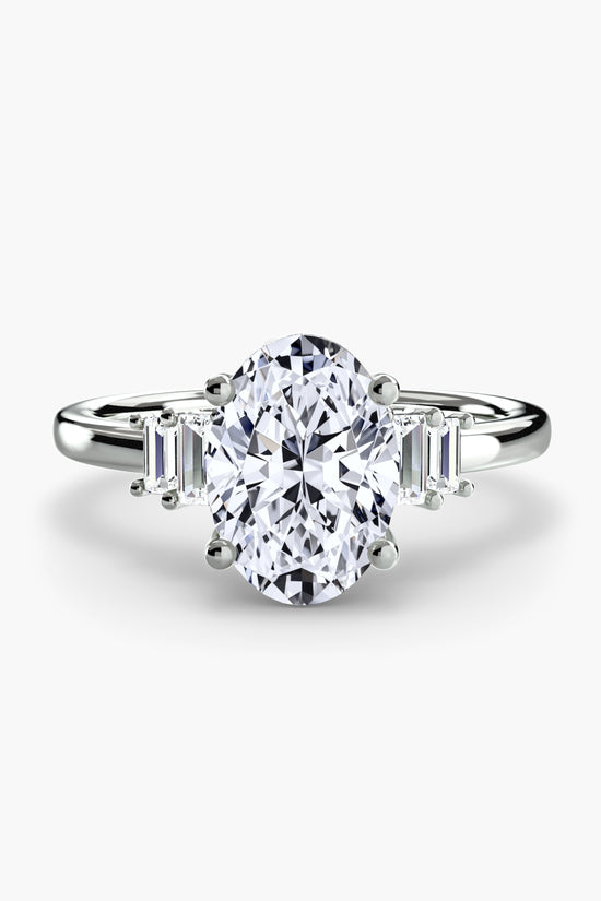 Baguette Accent Solitaire