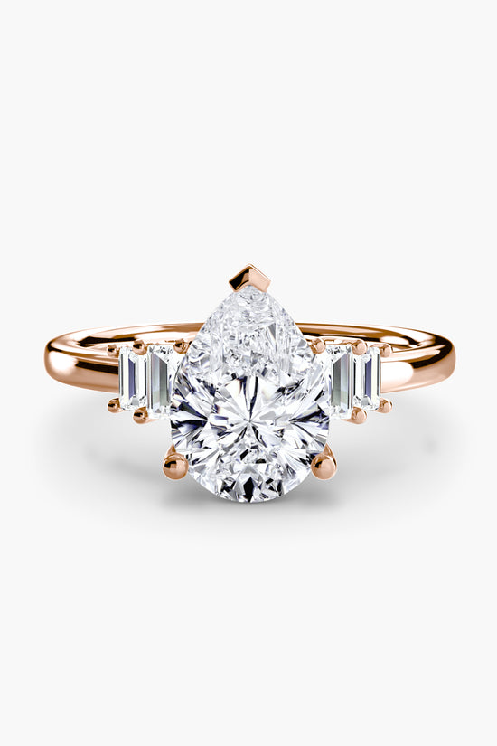 Baguette Accent Solitaire