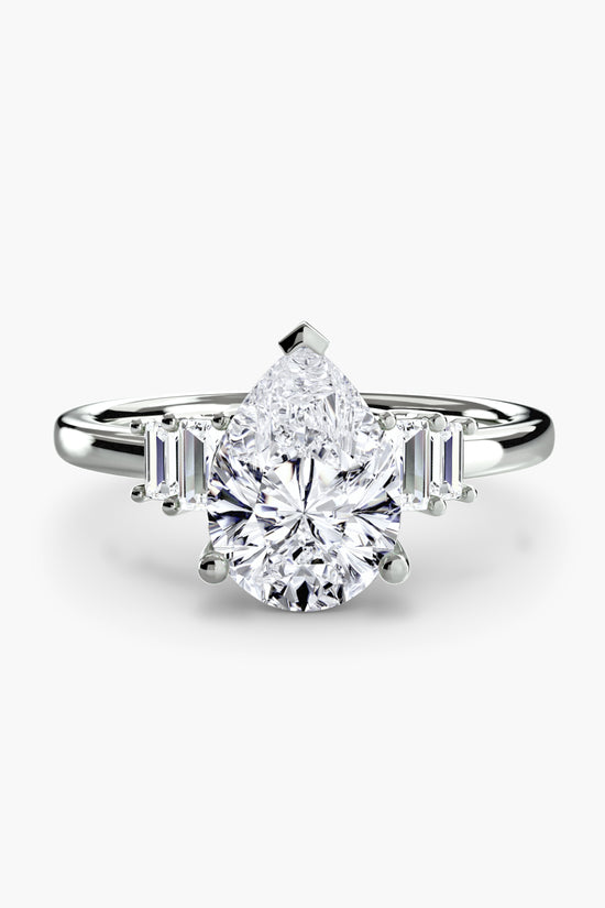 Baguette Accent Solitaire