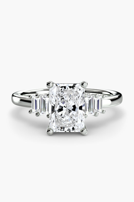 Baguette Accent Solitaire