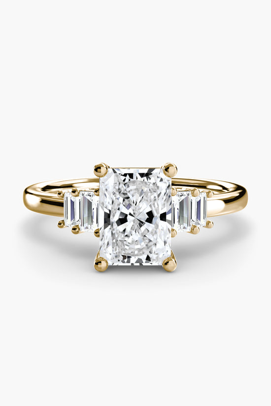 Baguette Accent Solitaire