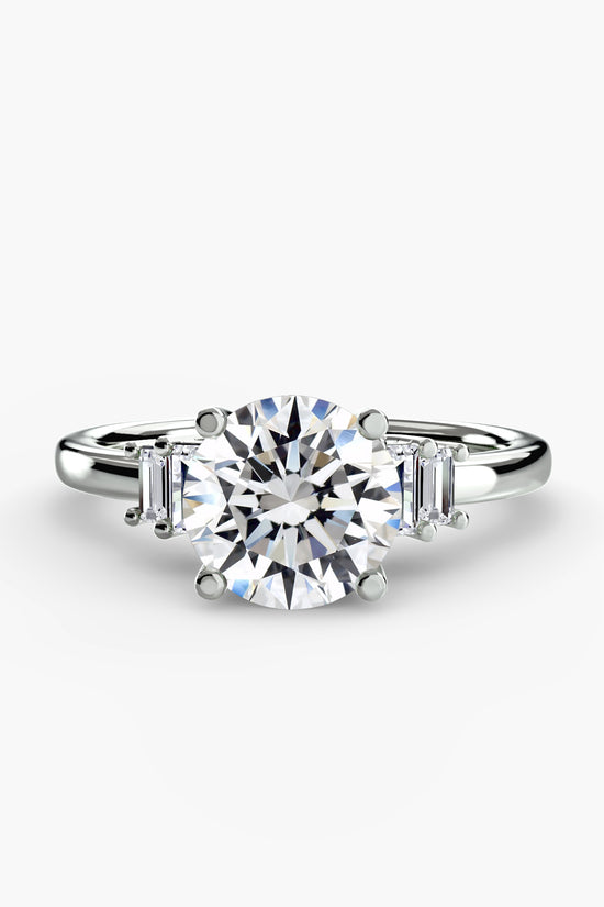 Baguette Accent Solitaire