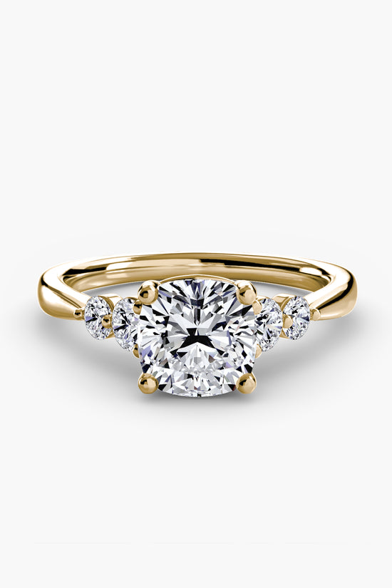 Solitaire with Shoulder Accents 2