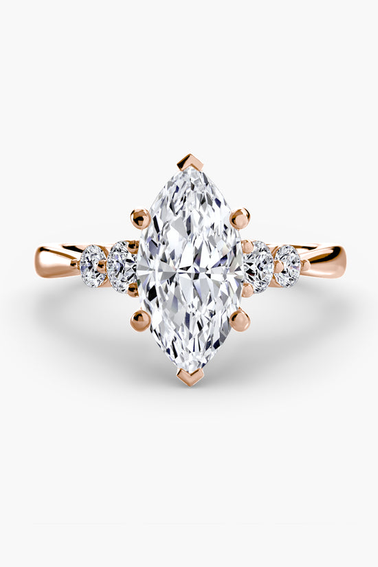 Solitaire with Shoulder Accents 2