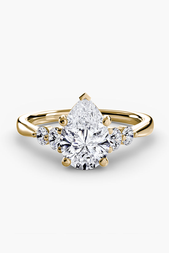 Solitaire with Shoulder Accents 2