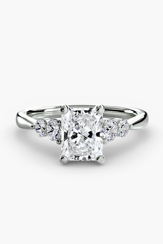 Solitaire with Shoulder Accents 2