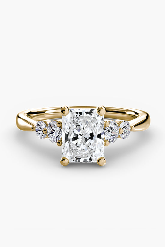 Solitaire with Shoulder Accents 2