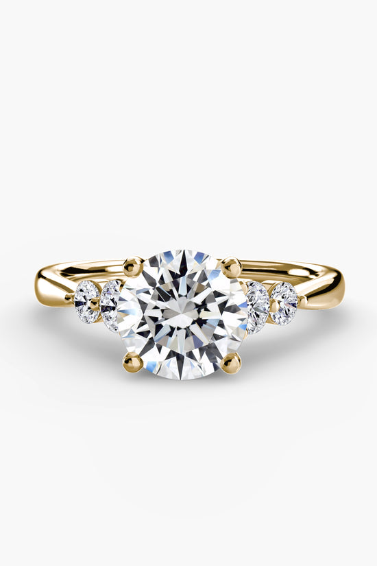 Solitaire with Shoulder Accents 2