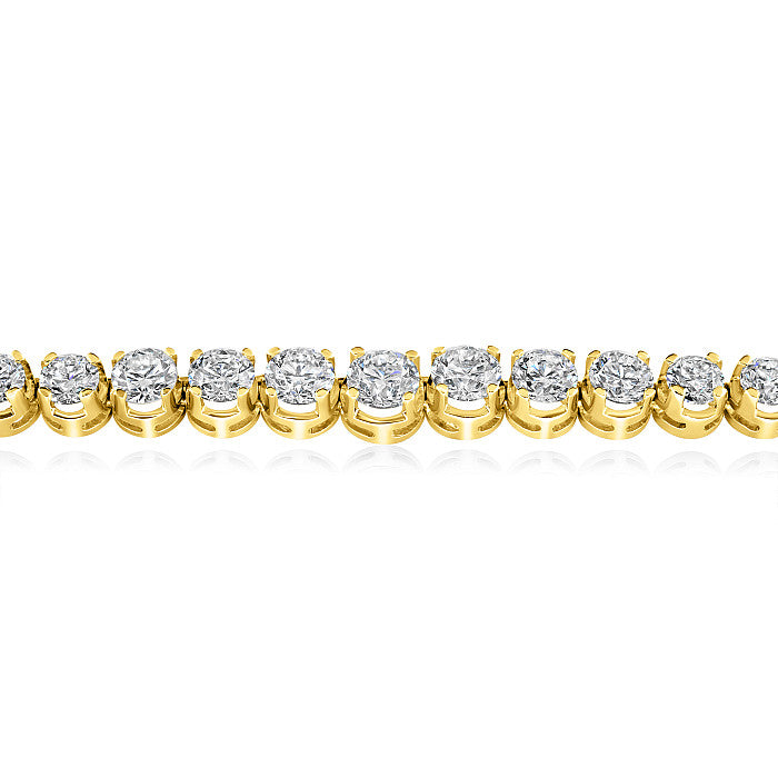 Round Brilliant Cut Diamond Graduated Necklace