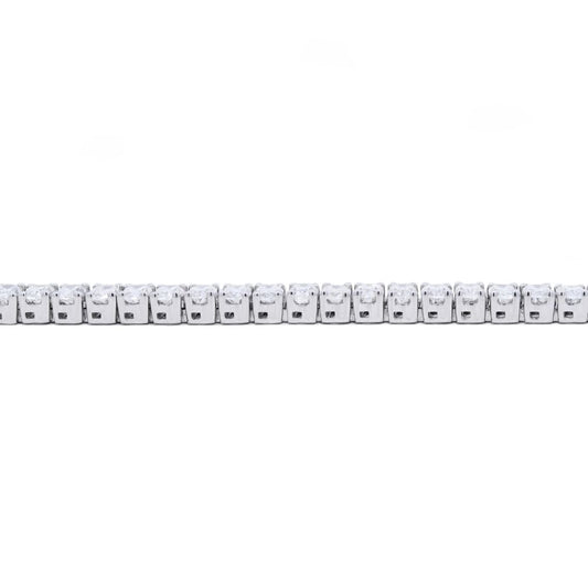 Tennis Bracelet Oval Cut 12.01ct - Platinum 950