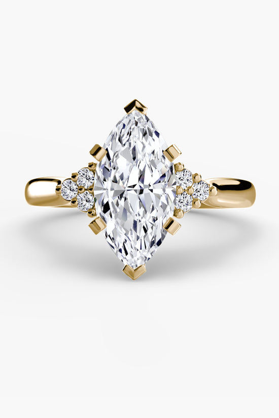 Solitaire with Cluster Shoulders 2